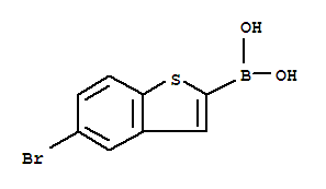 Structure of 5-BROMOBENZO[B]THIOPHENE-2-BORONIC ACID