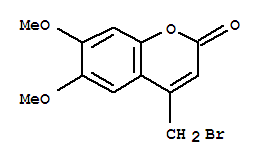 Structure of 4-BROMOMETHYL-6,7-DIMETHOXYCOUMARIN