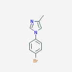 Structure of 1-(4-BROMOPHENYL)-4-METHYL-1H-IMIDAZOLE