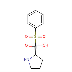 Structure of L-Proline, 1-(phenylsulfonyl)-