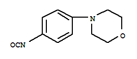 Structure of 4-(4-Isocyanatophenyl)morpholine