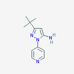 Structure of 3-(Tert-Butyl)-1-(pyridin-4-yl)-1H-pyrazol-5-amine