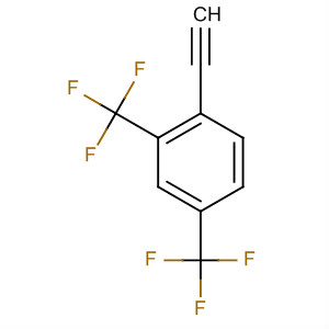 Structure of Benzene, 1-ethynyl-2,4-bis(trifluoromethyl)-