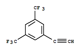 3,5-双三氟甲基苯乙炔结构式