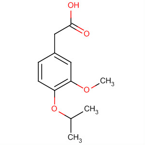Structure of Benzeneacetic acid, 3-methoxy-4-(1-methylethoxy)-