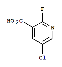 Structure of 5-CHLORO-2-FLUORONICOTINIC ACID