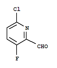 Structure of 2-CHLORO-5-FLUORO-6-FORMYLPYRIDINE