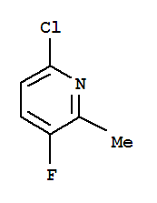 Structure of 2-CHLORO-5-FLUORO-6-PICOLINE