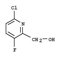 Structure of 6-Chloro-3-fluoro-2-(hydroxymethyl)pyridine
