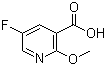 Structure of 5-Fluoro-2-methoxynicotinic acid