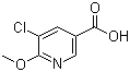 Structure of 5-Choro-6-methoxynicotinic acid