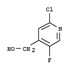 Structure of 2-CHLORO-5-FLUORO-4-(HYDROXYMETHYL)PYRIDINE