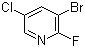 3-溴-5-氯-2-氟吡啶结构式