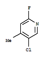 Structure of 5-CHLORO-2-FLUORO-4-PICOLINE