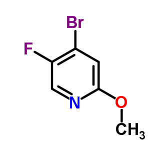 Structure of 4-BROMO-5-FLUORO-2-METHOXYPYRIDINE