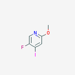Structure of 5-Fluoro-4-iodo-2-methoxypyridine