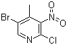 5-Bromo-2-chloro-4-methyl-3-nitro-pyridine