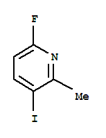 Structure of 6-Fluoro-3-iodo-2-methylpyridine