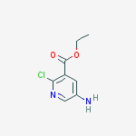 Structure of 5-AMINO-2-CHLORO-NICOTINIC ACID ETHYL ESTER