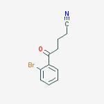 Structure of 5-(2-BROMOPHENYL)-5-OXOVALERONITRILE
