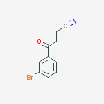 Structure of 4-(3-BROMOPHENYL)-4-OXOBUTYRONITRILE
