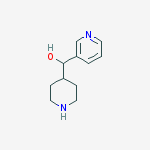 Structure of PIPERIDIN-4-YL(PYRIDIN-3-YL)METHANOL, 95%