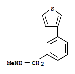 Structure of N-METHYL-N-(3-THIEN-3-YLBENZYL)AMINE
