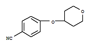 Structure of 4-(TETRAHYDROPYRAN-4-YLOXY)BENZONITRILE