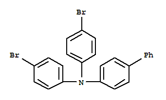 4,4-二溴-4-苯基三苯胺结构式