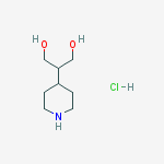 2-(4-Piperidinyl)-1,3-propanediol HCl结构式