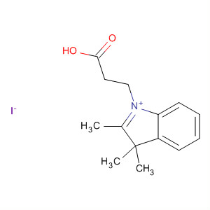 Structure of 3H-Indolium, 1-(2-carboxyethyl)-2,3,3-trimethyl-, iodide