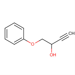 Structure of 3-Butyn-2-ol, 1-phenoxy-