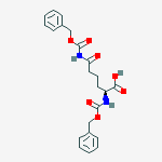 (2S)-2,6-bis(benzyloxycarbonylamino)-6-oxo-hexanoic acid结构式