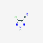 Structure of 5-chloro-2H-1,2,3-triazole-4-carbonitrile