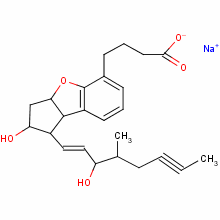 Structure of Beraprost sodium