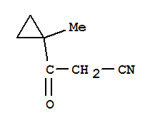 Structure of 3-(1-METHYL-CYCLOPROPYL)-3-OXO-PROPIONITRILE