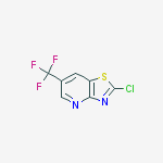 Structure of 2-Chloro-6-(trifluoromethyl)thiazolo[4,5-b]pyridine