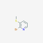 Structure of 2-bromo-3-(methylthio)pyridine