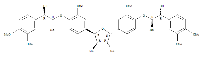 Structure of manassantin A