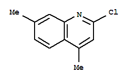 2-氯-4,7-二甲基喹啉结构式