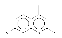 Structure of 7-CHLORO-2,4-DIMETHYLQUINOLINE