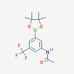 Structure of 3-Acetamido-5-trifluoromethylphenylboronic acid, pinacol ester