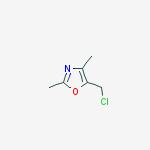 Structure of 5-(CHLOROMETHYL)-2,4-DIMETHYLOXAZOLE