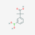 Structure of 2-(3-BROMOPHENYL)-2-METHYLPROPANOIC ACID