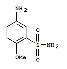 Structure of 5-AMINO-2-METHOXY-BENZENESULFONAMIDE
