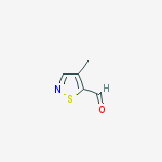 4-methyl-5-Isothiazolecarboxaldehyde结构式