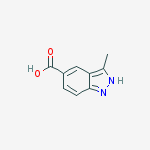 3-methyl-1H-indazole-5-carboxylic acid结构式