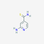 2-Aminopyridine-4-carbothioamide结构式