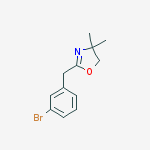 Structure of 2-(3-Bromobenzyl)-4,4-dimethyl-4,5-dihydro-1,3-oxazole