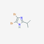 Structure of 4,5-DIBROMO-2-ISOPROPYLIMIDAZOLE